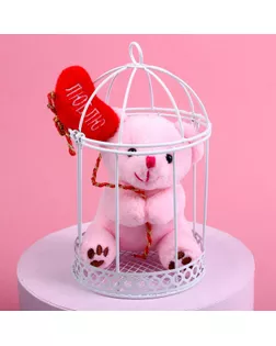 Мягкая игрушка "Влюблённый мишка" цвета МИКС арт. СМЛ-213776-1-СМЛ0007306460