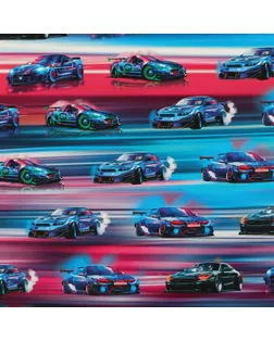 Бумага упаковочная глянцевая «Машинки», 70 × 100 см арт. СМЛ-213154-1-СМЛ0007315910