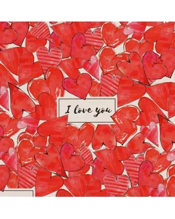 Бумага упаковочная глянцевая Love, 70 × 100 см арт. СМЛ-213718-1-СМЛ0007315916