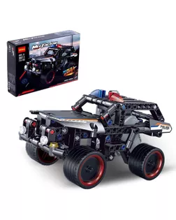 Конструктор с инерционным механизмом "Полицейский джип", 213 деталей арт. СМЛ-220586-1-СМЛ0007321385