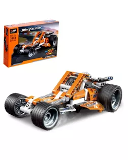 Конструктор с инерционным механизмом "Гонка", 227 деталей арт. СМЛ-220589-1-СМЛ0007321388