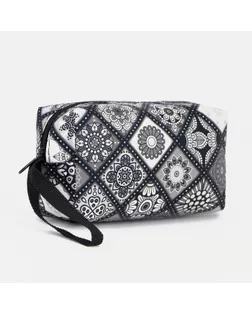 Косметичка дорожная на молнии, с ручкой, цвет серый арт. СМЛ-246468-3-СМЛ0007354097