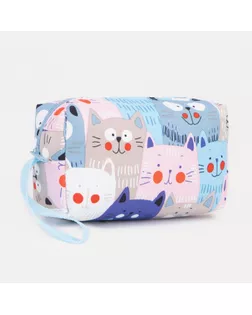 Косметичка дорожная на молнии, с ручкой, цвет разноцветный арт. СМЛ-246472-1-СМЛ0007354112