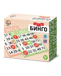 Настольная игра «Бинго» арт. СМЛ-209824-1-СМЛ0007354455