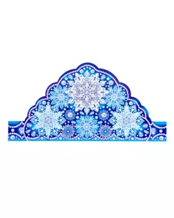 Маска-ободок "Новогодняя корона" синяя арт. СМЛ-182250-1-СМЛ0007359656