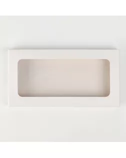 Коробка для шоколада «С любовью», с окном, 17,3 × 8,8 × 1,5 см арт. СМЛ-213729-1-СМЛ0007365739