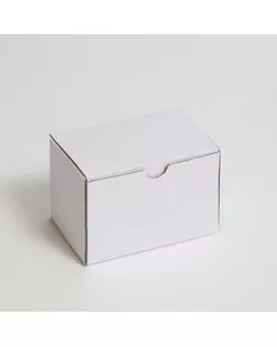 Коробка самосборная, белая, 15 х 10 х 10 см арт. СМЛ-194562-1-СМЛ0007370796