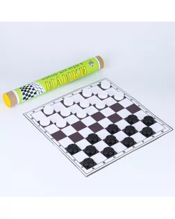 Набор для игры в шашки в тубусе арт. СМЛ-183421-1-СМЛ0007387483