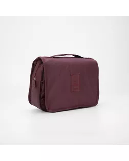Косметичка-несессер Одноцвет, 24*9,5*18,5, отд на молнии с крючком, бордо арт. СМЛ-208390-2-СМЛ0007391628