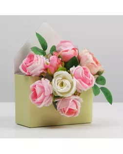 Коробка-письмо «Желтая», 14 × 20 × 6,5 см арт. СМЛ-225147-1-СМЛ0007405500