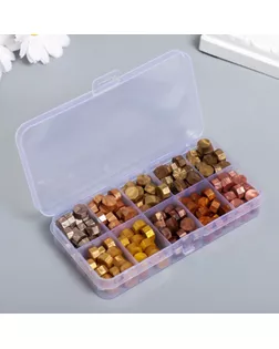 Набор сургуча "Все оттенки золотого" 10 цветов 12,7х6,5х2 см арт. СМЛ-224507-1-СМЛ0007432079