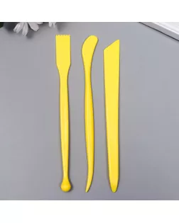 Инструменты для моделирования и придания формы набор 3 шт пластик 18 см арт. СМЛ-219992-1-СМЛ0007450221