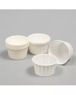 Форма для выпечки "Маффин", белый, 5 х 4 см арт. СМЛ-246765-1-СМЛ0007450238