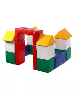 Мягкий игровой конструктор «Замок», куб 30х30 см арт. СМЛ-188742-1-СМЛ0007452907
