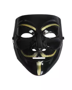 Карнавальная маска "Гай Фокс", цвет чёрный арт. СМЛ-191460-1-СМЛ0007480175