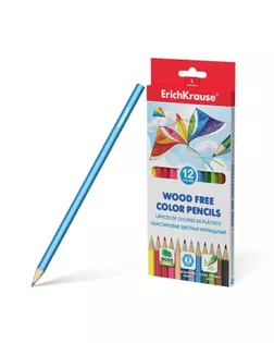 Пластиковые цветные карандаши 12 цветов, ErichKrause, шестигранные арт. СМЛ-190557-1-СМЛ0007483712