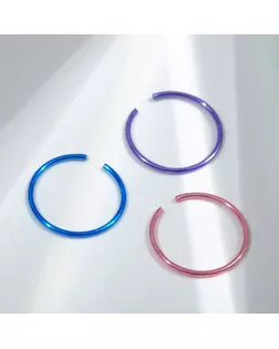 Пирсинг в нос набор (40шт) "Кольцо", цвет МИКС арт. СМЛ-223809-1-СМЛ0007509043