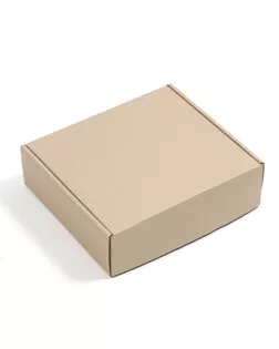 Коробка самосборная, бурая, 27 х 24 х 8 см, арт. СМЛ-216852-1-СМЛ0007511001
