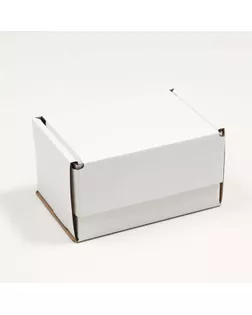 Коробка самосборная, белая, 17 x 12 x 10 см, арт. СМЛ-223522-1-СМЛ0007533736