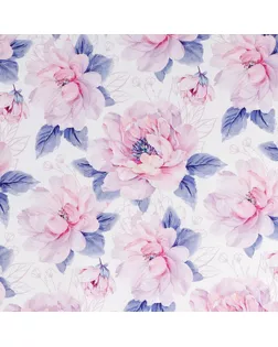 Бумага упаковочная глянцевая «Нежные цветы», 70 × 100 см арт. СМЛ-220513-1-СМЛ0007599029