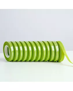 Тейп-лента, зелёная, 13 мм, 27,3 метра арт. СМЛ-247256-1-СМЛ0007625413