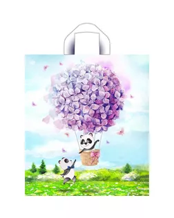 Пакет "Необыкновенное путешествие", полиэтиленовый с петлевой ручкой, 42x38 см, 37 мкм арт. СМЛ-230744-1-СМЛ0007669481