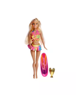 Кукла-модель  "Ксения на отдыхе" шарнирная, с аксессуарами, МИКС арт. СМЛ-222391-1-СМЛ0007687232