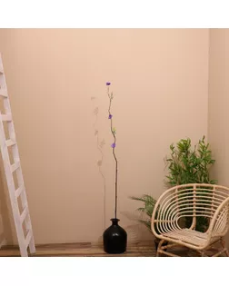 Интерьерный декор из бамбука, цветы пластик 200 см сиреневый арт. СМЛ-247732-1-СМЛ0007779957