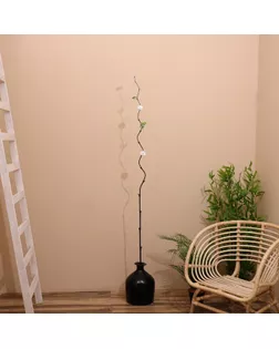 Интерьерный декор из бамбука, цветы пластик 200 см белый арт. СМЛ-247735-1-СМЛ0007779960