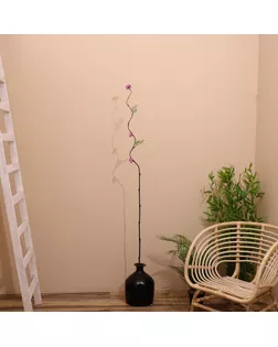 Интерьерный декор из бамбука, цветы пластик 200 см фиолетовый арт. СМЛ-247737-1-СМЛ0007779962
