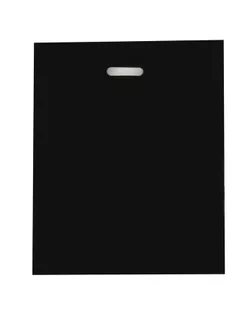 Пакет полиэтиленовый с вырубной ручкой, чёрный, 40 х 50 см, 30 мкм арт. СМЛ-248042-1-СМЛ0007819143