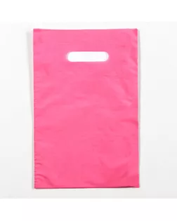 Пакет полиэтиленовый с вырубной ручкой, Розовый 20-30 См, 30 мкм арт. СМЛ-248056-1-СМЛ0007819180