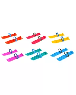 Мини-лыжи малые, Р-1 цвета МИКС арт. СМЛ-194941-1-СМЛ0000784372