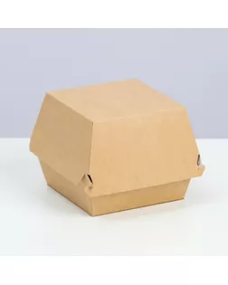 Упаковка для бургеров, 11 х 11 х 11 см арт. СМЛ-248501-1-СМЛ0007876233