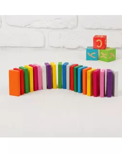 Плашки цветные, 28 элементов арт. СМЛ-102553-1-СМЛ0000789450