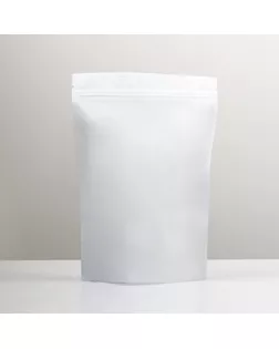 Пакет дой-пак, матовый, белый, 14 х 20 х 4 см арт. СМЛ-249058-1-СМЛ0007917576