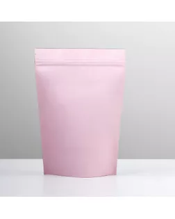 Пакет дой-пак, матовый, розовый, 14 х 20 х 4 см арт. СМЛ-249061-1-СМЛ0007917579