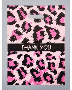 Пакет полиэтиленовый с вырубной ручкой "Стиль" 30 х 40 см 60 мкм арт. СМЛ-284228-1-СМЛ0010946777