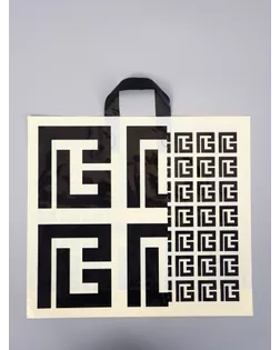 Пакет с петлевой ручкой "Узор" 45 х 40 х 8 см, 60 мкм арт. СМЛ-284239-1-СМЛ0010946789