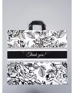 Пакет с петлевой ручкой "Растения" 50 х 45 х 8 см, 60 мкм арт. СМЛ-284243-1-СМЛ0010946794