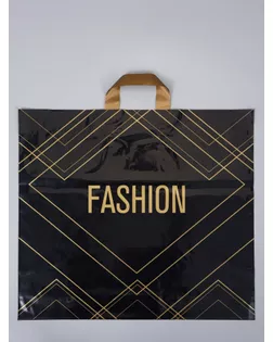 Пакет с петлевой ручкой "Линии" 50 х 45 х 8 см, 60 мкм арт. СМЛ-284244-1-СМЛ0010946795