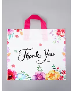 Пакет с петлевой ручкой "Рамка" 35 х 30 х 8, см, 60 мкм арт. СМЛ-284251-1-СМЛ0010946804