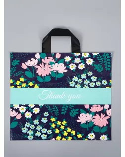 Пакет с петлевой ручкой "Сад" 35 х 30 х 8, см, 60 мкм арт. СМЛ-284253-1-СМЛ0010946806