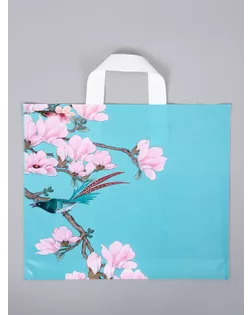 Пакет с петлевой ручкой "Сакура" 35 х 30 х 8, см, 60 мкм арт. СМЛ-284255-1-СМЛ0010946808