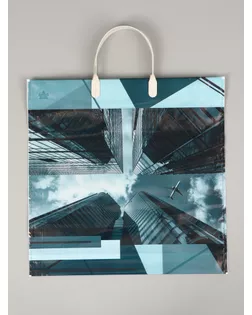 Пакет полиэтиленовый «Полет», пластиковая ручка, 34×35 см, 100 мкм арт. СМЛ-284286-1-СМЛ0010987124