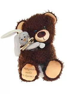 Мягкая игрушка «Медвежонок Чиба с зайцем» арт. СМЛ-102843-1-СМЛ0000885615