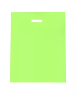 Пакет полиэтиленовый с вырубной ручкой, Салатовый 40-50 См, 30 мкм арт. СМЛ-249573-1-СМЛ0009044110