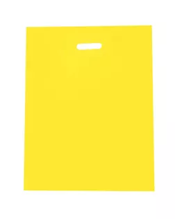 Пакет полиэтиленовый с вырубной ручкой, Желтый 40-50 См, 30 мкм арт. СМЛ-249573-3-СМЛ0009044112