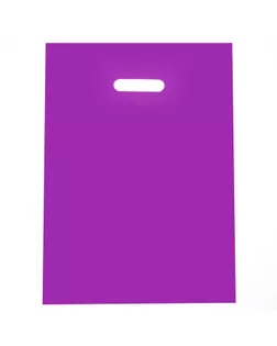 Пакет полиэтиленовый с вырубной ручкой, Фиолетовый 30-40 См, 30 мкм арт. СМЛ-249574-2-СМЛ0009044114
