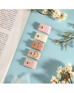 Набор бирок с кнопкой «Детский», 5 видов, 5 × 1,5 см, 10 шт, цвет разноцветный арт. СМЛ-249601-1-СМЛ0009047397